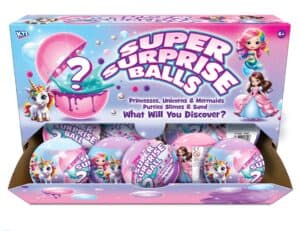 Girls Surprise Balls In Display 90mm from Harrisons Direct