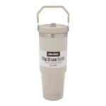 Milestone Flip Straw Bottle Grey 890ml from Harrisons Direct