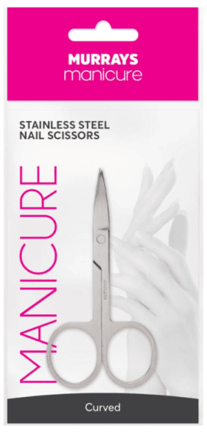 Murrays Stainless Steel Nail Scissor - Curved from Harrisons Direct