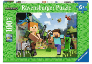 Ravensburger Minecraft 100 Piece XXL Jigsaw Puzzle from Harrisons Direct