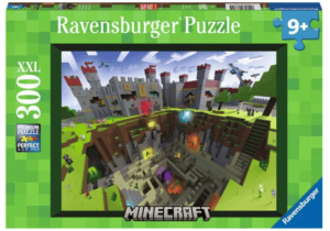 Ravensburger Minecraft Cutaway 300 Piece XXL Jigsaw Puzzle from Harrisons Direct