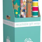 2m Fashion Kraft Gift Wrap 4 Assorted Designs CDU from Harrisons Direct