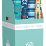 3m Male Gift Wrap 4 Assorted Designs CDU from Harrisons Direct