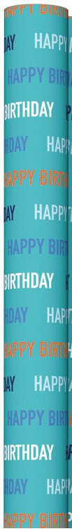 3m Male Gift Wrap 4 Assorted Designs CDU