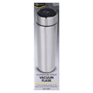 Temperature Display Vacuum Flask from Harrisons Direct