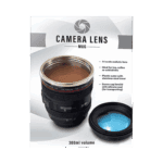 Camera Lens Mug With Lid from Harrisons Direct