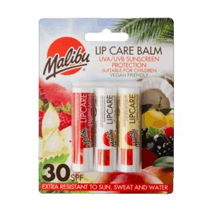 Malibu Lip Balm SPF30 Assorted 3 Pack from Harrisons Direct