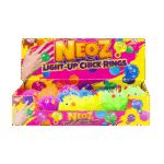 Neon Light Up Little Chick Rings CDU from Harrisons Direct