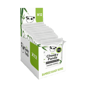 Cheeky Panda Bamboo Handy Wipes CDU from Harrisons Direct