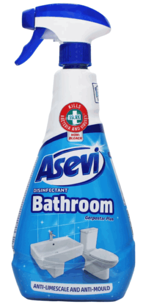 Asevi Bathroom Disinfectant Spray 720ml from Harrisons Direct