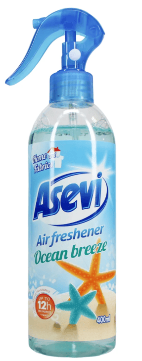 Asevi Ocean Breeze Air Freshener Spray 400ml from Harrisons Direct