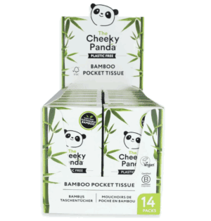 Cheeky Panda Bamboo Plastic Free Pocket Tissues 10's from Harrisons Direct