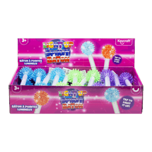 Novelty Light Up Sensory Ball Baton CDU from Harrisons Direct