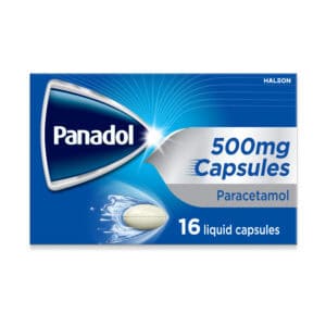 Panadol 500mg Liquid Capsules 16's from Harrisons Direct