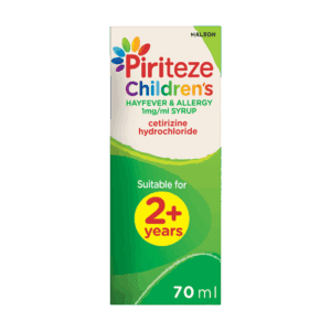 Piriteze Allergy Syrup 70ml from Harrisons Direct