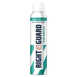 Right Guard Anti-Perspirant Deodorant Spray Women Unscented 48 Hours 250ml from Harrisons Direct