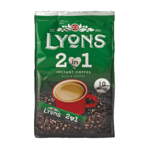 Lyons Instant Coffee 2 in 1 – 10 x 16g from Harrisons Direct