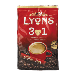 Lyons Instant Coffee 3 in 1 – 10 x 18g from Harrisons Direct