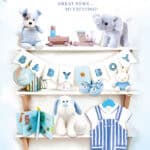 Baby Boy Card Bunting from Harrisons Direct