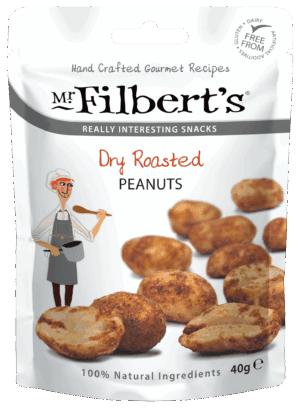 Wholesale Mr Filbert's Dry Roasted Peanuts 40g from Harrisons Direct