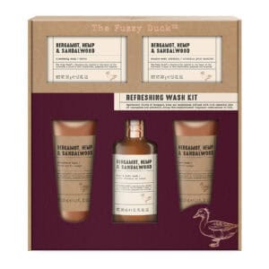 Baylis & Harding The Fuzzy Duck Bergamot, Hemp & Sandalwood Men's Refreshing Wash Kit Gift Set from Harrisons Direct