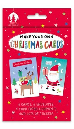 Wholesale Christmas Cards Make Your Own 6's from Harrisons Direct