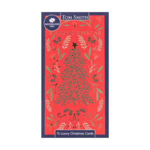 Christmas Cards Tom Smith – Slim Contemporary Boxed 15’s from Harrisons Direct
