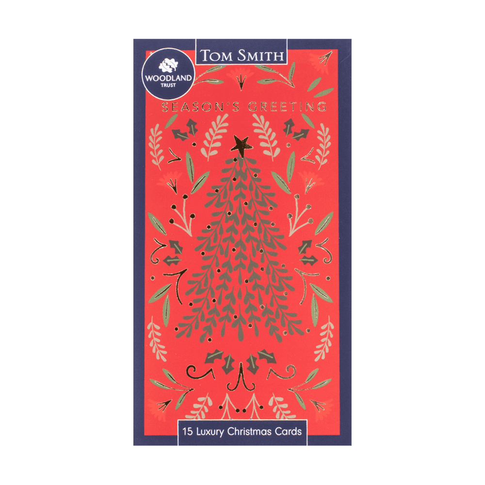 Christmas Cards Tom Smith – Slim Contemporary Boxed 15’s from Harrisons Direct