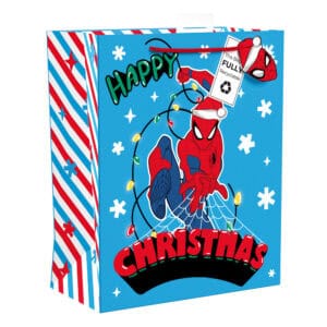 Wholesale Christmas Gift Bag Large - Spider-Man from Harrisons Direct