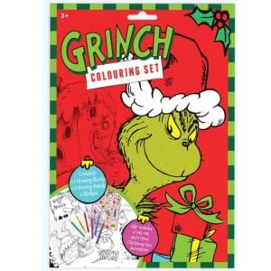 Wholesale Grinch Christmas - Colouring Set from Harrisons Direct