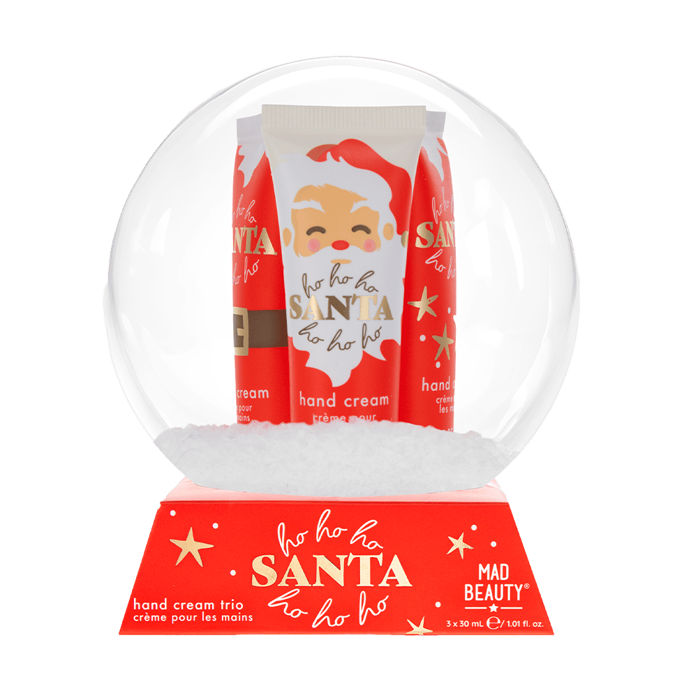 Ho Ho Ho Snow Globe Hand Cream Trio Gift Set from Harrisons Direct