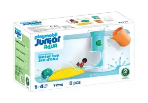 PLAYMOBIL 71775 JUNIOR AQUA Pour and Play Water Tank with Slide from Harrisons Direct