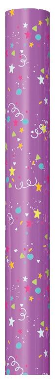 1.5m Brights Gift Wrap 4 Assorted Designs CDU