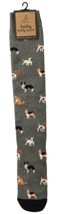 Wholesale Bartleby Men's Welly Socks Doggy Diva - Size 6-11 from Harrisons Direct