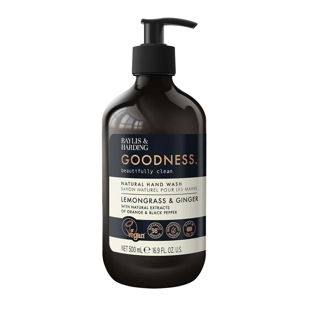 Wholesale Baylis & Harding Goodness Lemongrass & Ginger Hand Wash 500ml from Harrisons Direct