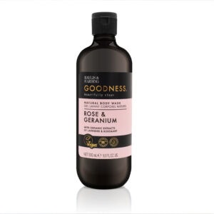 Wholesale Baylis & Harding Goodness Rose & Geranium Body Wash 500ml from Harrisons Direct