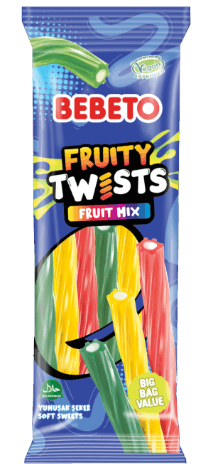 Bebeto Fruity Twists Pencils 180g from Harrisons Direct