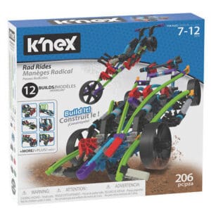 Wholesale K'NEX Classics - Rad Rides Building Set 206pcs from Harrisons Direct
