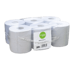 Maxima Blue Centrefeed 2 Ply – L 150m : H 175mm from Harrisons Direct