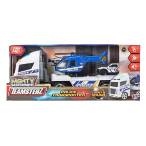 Teamsterz Light & Sound Police Heli Transporter from Harrisons Direct