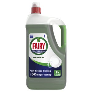 Wholesale Fairy Professional Washing Up Liquid Original 5L from Harrisons Direct