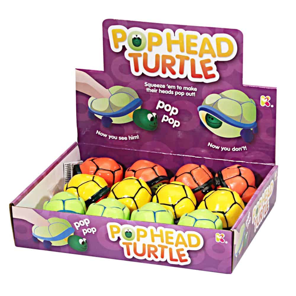 Wholesale Pop Head Turtles CDU from Harrisons Direct