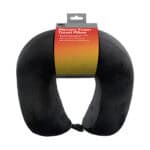 Safe & Sound Memory Foam Travel Pillow Black from Harrisons Direct