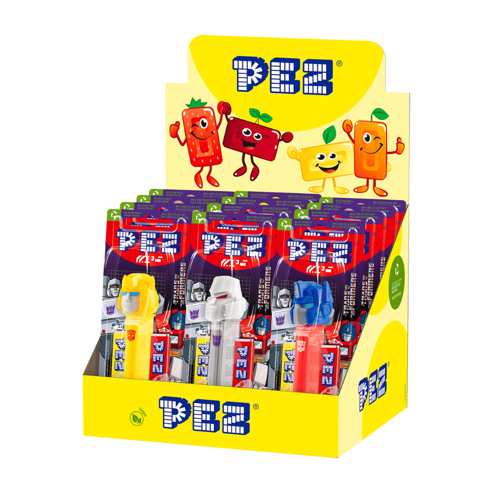 Wholesale Pez - Licensed Dispenser + Sweets Transformers from Harrisons Direct