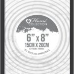 Wholesale Styrene Photo Frame Black 6" x 8" from Harrisons Direct