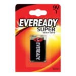 Wholesale Eveready 9V Super Heavy Duty Zinc Batteries 1pk from Harrisons Direct
