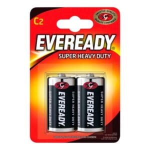 Wholesale Eveready C Super Heavy Duty Zinc Batteries 2pk from Harrisons Direct