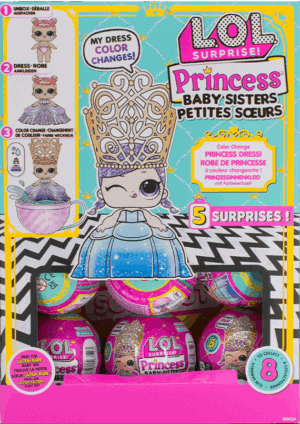 L.O.L. Surprise Princess Baby Sisters Assorted from Harrisons Direct