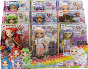 Rainbow High Littles Rainbow Fantasy Fairies Dolls Assorted CDU from Harrisons Direct