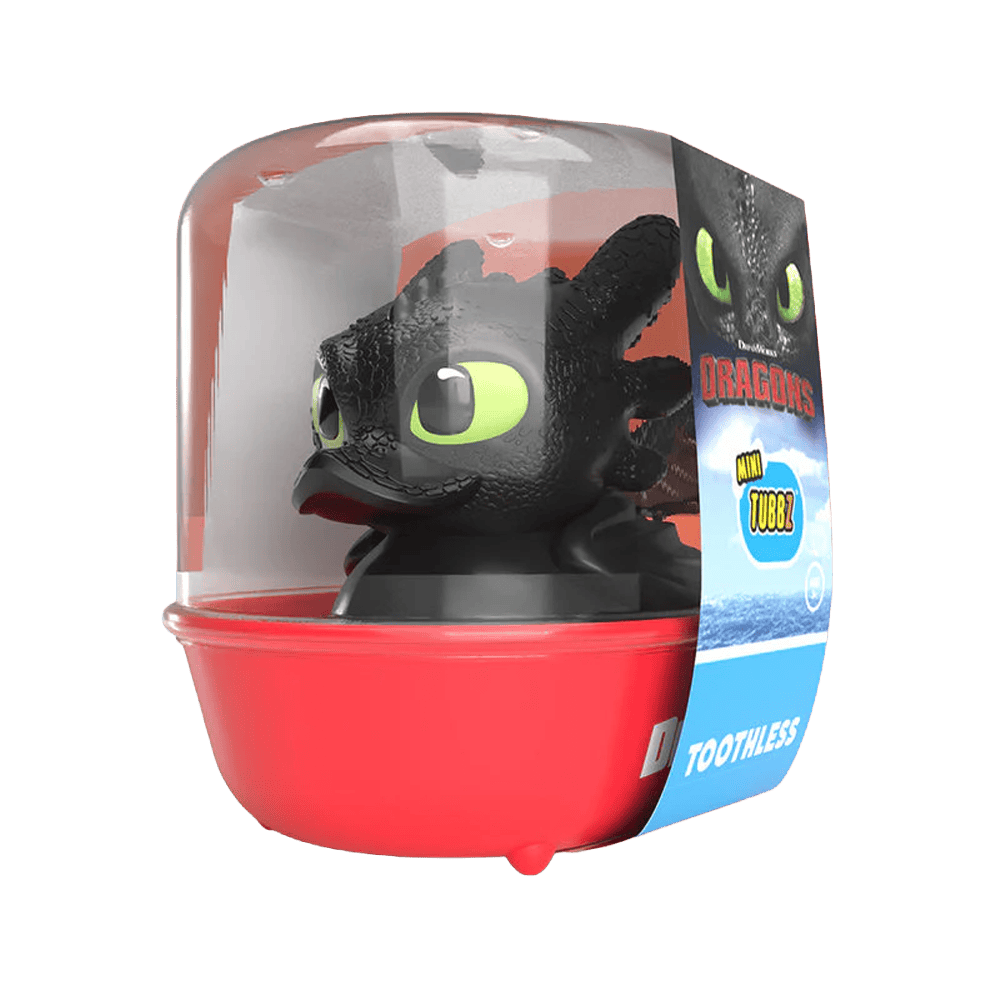 Tubbz How To Train Your Dragon Mini Toothless from Harrisons Direct